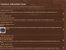 Tablet Screenshot of outdoor-adventure-gear.blogspot.com