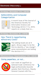 Mobile Screenshot of electronicdiscoverybiz.blogspot.com