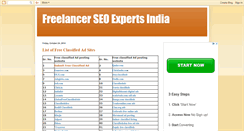 Desktop Screenshot of freelancer-seo-experts.blogspot.com