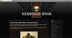 Desktop Screenshot of kerberosw40k.blogspot.com