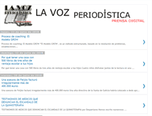 Tablet Screenshot of lavozperiodistica.blogspot.com
