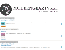 Tablet Screenshot of moderngeartv.blogspot.com