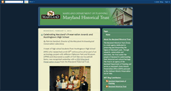Desktop Screenshot of marylandhistoricaltrust.blogspot.com