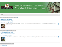 Tablet Screenshot of marylandhistoricaltrust.blogspot.com