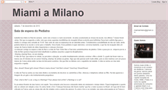 Desktop Screenshot of miamiamilano.blogspot.com
