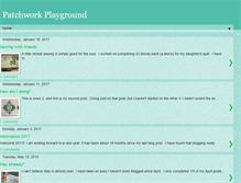 Tablet Screenshot of patchworkplayground.blogspot.com