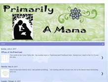 Tablet Screenshot of primarymama.blogspot.com