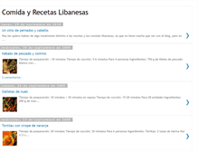 Tablet Screenshot of comidasyrecetaslibanesas.blogspot.com