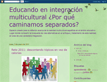 Tablet Screenshot of educandoenintegracion.blogspot.com