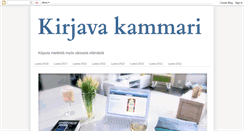 Desktop Screenshot of kirjavakammari.blogspot.com