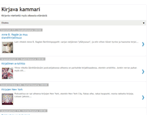 Tablet Screenshot of kirjavakammari.blogspot.com