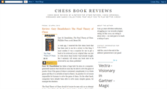 Desktop Screenshot of chessbookreviews.blogspot.com