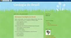 Desktop Screenshot of geologiadobrasil2010.blogspot.com