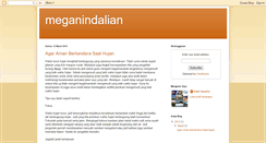 Desktop Screenshot of meganindalian.blogspot.com