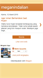 Mobile Screenshot of meganindalian.blogspot.com