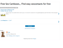 Tablet Screenshot of freesexcamsexchat.blogspot.com
