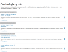 Tablet Screenshot of caminoinglesymas.blogspot.com