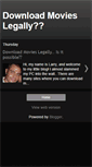 Mobile Screenshot of legalmoviesdownlds.blogspot.com