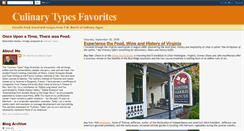 Desktop Screenshot of culinarytypesfavorites.blogspot.com
