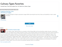 Tablet Screenshot of culinarytypesfavorites.blogspot.com