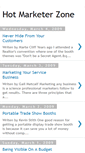 Mobile Screenshot of hot-marketer-zone.blogspot.com