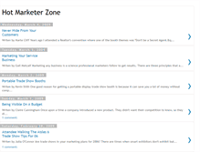 Tablet Screenshot of hot-marketer-zone.blogspot.com