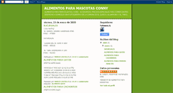 Desktop Screenshot of alimentosparamascotasconny.blogspot.com