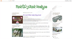 Desktop Screenshot of funkeyjunkdesigns.blogspot.com