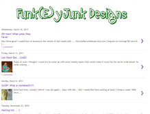 Tablet Screenshot of funkeyjunkdesigns.blogspot.com