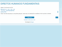 Tablet Screenshot of direitoshumanosfundamentais.blogspot.com