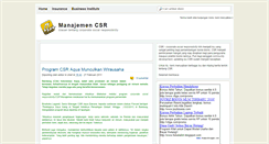 Desktop Screenshot of manajemen-csr.blogspot.com