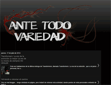 Tablet Screenshot of antetodovariedad.blogspot.com