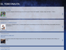 Tablet Screenshot of eltebeonauta.blogspot.com