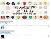 Tablet Screenshot of craftiestmomontheblock.blogspot.com