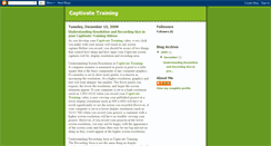 Desktop Screenshot of captivate-training.blogspot.com