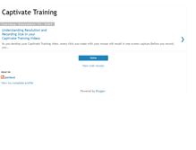 Tablet Screenshot of captivate-training.blogspot.com