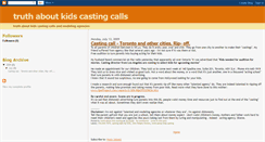 Desktop Screenshot of kids-casting-calls.blogspot.com