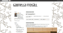 Desktop Screenshot of gabriellafridsall.blogspot.com