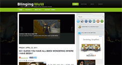 Desktop Screenshot of blingingwow.blogspot.com