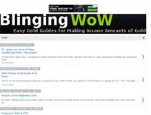 Tablet Screenshot of blingingwow.blogspot.com