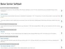 Tablet Screenshot of boiseseniorsoftball.blogspot.com