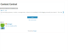 Tablet Screenshot of firdayscontestcentral.blogspot.com