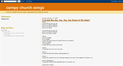 Desktop Screenshot of campychurchsongs.blogspot.com