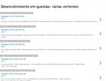 Tablet Screenshot of desenvolvimentoemquestao.blogspot.com