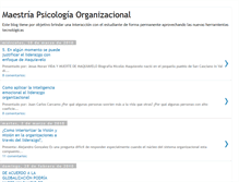 Tablet Screenshot of maestriapsicologiaorganizacional.blogspot.com