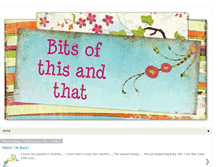 Tablet Screenshot of bits-of-this-and-that.blogspot.com