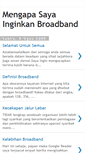 Mobile Screenshot of broadband-pilihansaya.blogspot.com