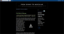 Desktop Screenshot of from-skinny-to-muscular.blogspot.com