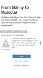 Mobile Screenshot of from-skinny-to-muscular.blogspot.com