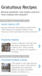 Mobile Screenshot of gratuitousrecipes.blogspot.com